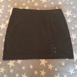 Vintage forest green punk skirt